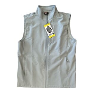 HEAT 32 degrees new with tags Stylish Gray Zip-Up Vest Sz S